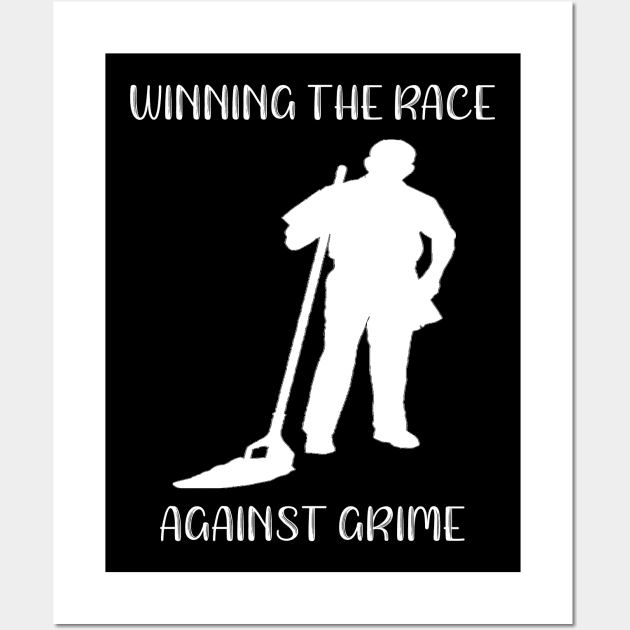 Winning the Race Against Grime Wall Art by DANPUBLIC